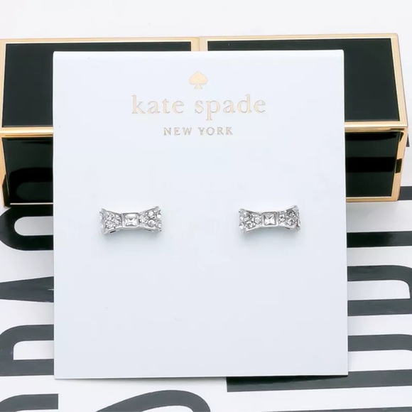 kate spade Jewelry - Kate Spade Ready Set Bow Stud Earrings NWT